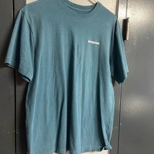 green patoagonia short sleeve box tee